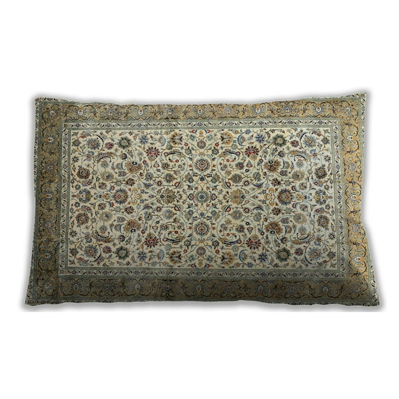 Ahgly Company Outdoor Rectangular Traditional Lumbar Throw Pillow, 13 inch by 19 inch