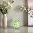 thumbnail image 2 of Unique Bargains Loud Alarm Twin Bell Alarm Clock Green 4.6"L x 2.2"W x 6.6"H, 2 of 4