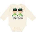 thumbnail image 3 of Inktastic Irish Twins St Patricks Girls Girls Long Sleeve Baby Bodysuit, 3 of 5