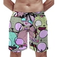 thumbnail image 5 of Invader Zim Mens Board Shorts Quick Dry Swim Trunk Lightweight Soft Swimsuit Bathing Suit for Boys L, 5 of 8