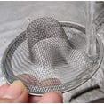 thumbnail image 4 of Dnhcll 4 Piezas De Colador De Drenaje Para Fregadero De Cocina, Baño, Con Orificio De Malla Plateada (2 "" X 0,79 "")., 4 of 5