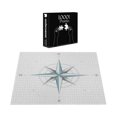 thumbnail image 3 of Ambesonne Compass Jigsaw Puzzle Durable Cardboard, Antique Wind Rose, 1000 pcs, Teal and Dimgray, 3 of 5