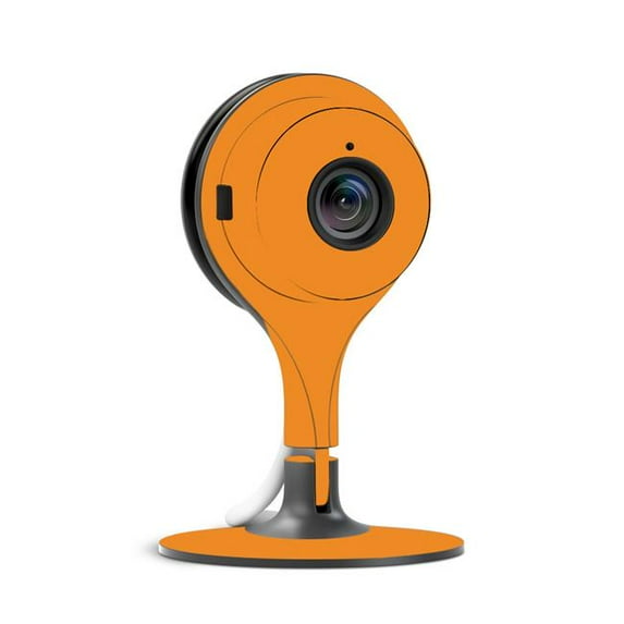 MightySkins NECAIN-Solid Orange Skin for Nest Cam Indoor Security Camera - Solid Orange