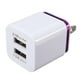 thumbnail image 1 of Methold Cargador de teléfono USB universal Puertos USB duales Adaptador de corriente de teléfono de viaje portátil 5V 2.1A Enchufe de EE. Cargadores de dispositivos electrónicos específicos, 1 of 5