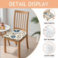 thumbnail image 2 of Pioneer Flower Seat Covers for Dining Room Chairs Set Of 6,Stretch Printed Washable Chair Seat Cover with Elastic Ties and Button,Removable Waterproof Couch Cushion Covers, 2 of 6