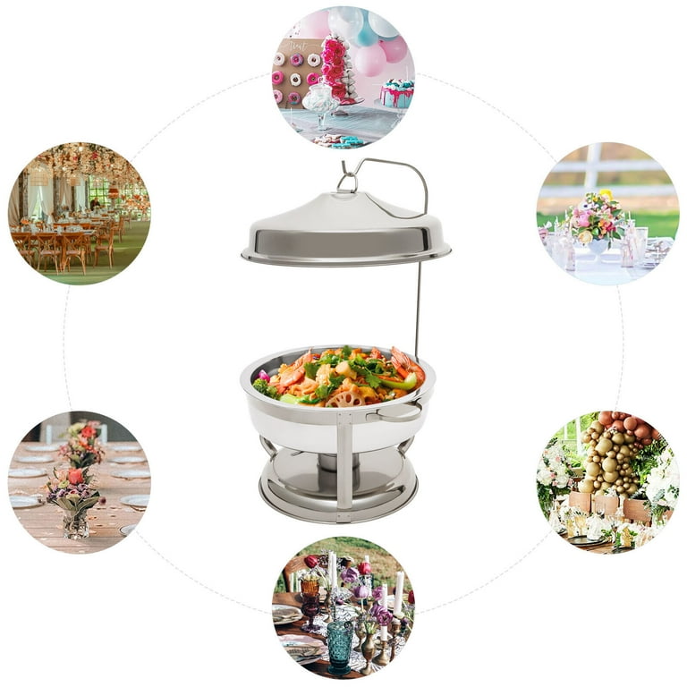 Commercial Electric Heating Chafing Dish New Design Stainless Steel Buffet Set Cheap Food Warmers Servers For Party Catering - Chafing Dish And Food Warmer Price