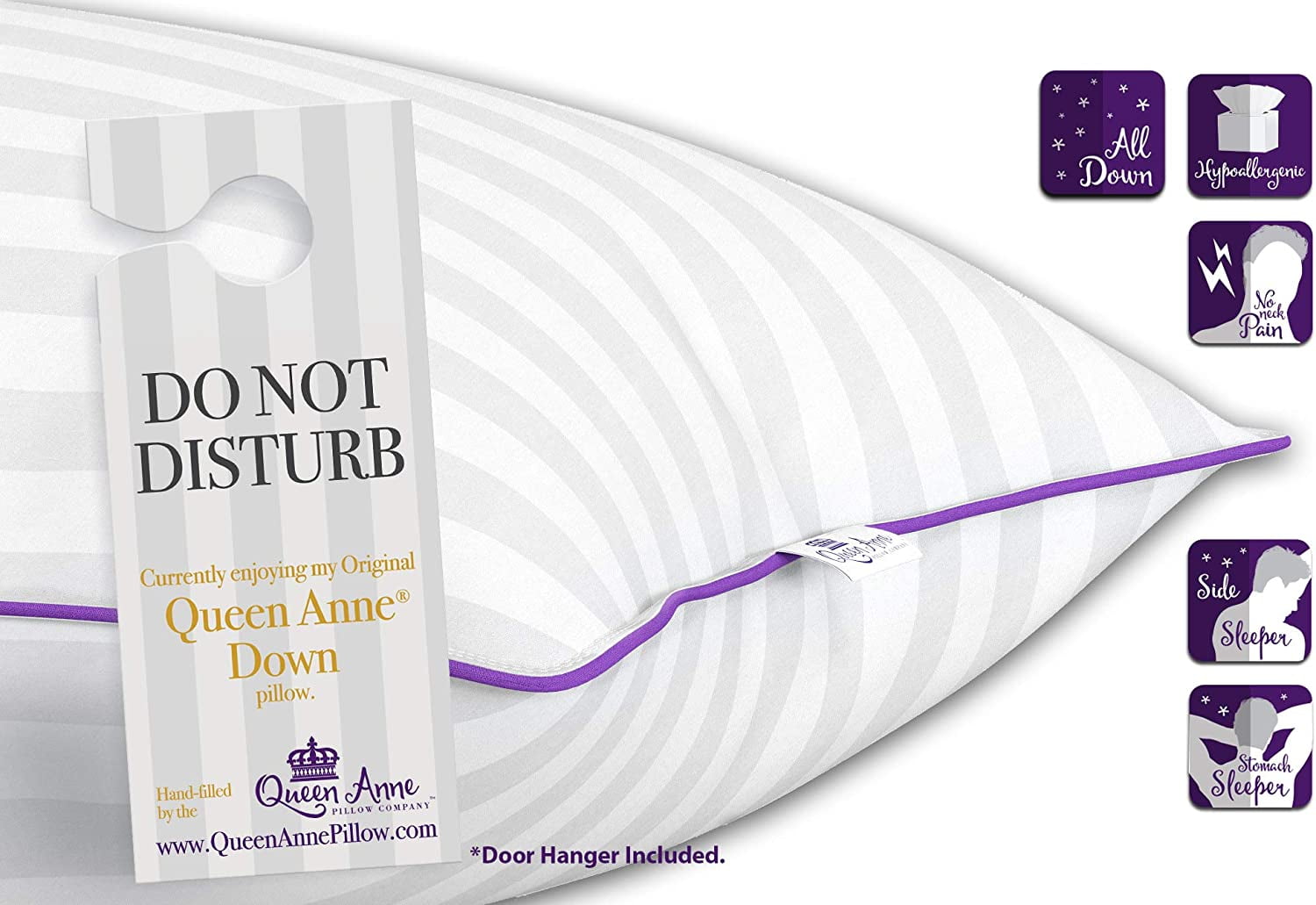 The original top queen anne pillow