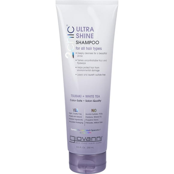 Giovanni Cosmetics 2Chic Ultra-Shine Shampoo Tsubaki + White Tea, 8.5 Oz