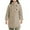 Khaki, variant on Fashion Winter Warm Jackets for Womens Plus Size Casual Style Cow Horn Buckle Long Thick Coat Jacket