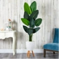 thumbnail image 3 of Nearly Natural 5.5" Blooming Roses in Glass Vase Artificial Arrangement, 3 of 4