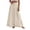 A-Beige798, variant on Wxolcjlv Women's Solid Tiered Maxi Skirt Smocked Waist Gathered Ruffle Layer Flared Silhouette Skirts