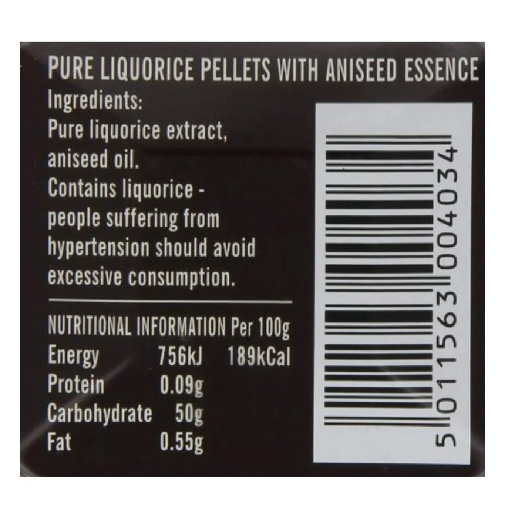 Simpkins Nipits Liquorice Pellets 12g (Pack of 6)