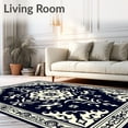 thumbnail image 2 of ODIKA 3x5 Machine Washable Non-Slip Area Rug, Classic Detailed Accent with Ornate Flourishes Ultra Soft Rug, None, 539396, 2 of 7