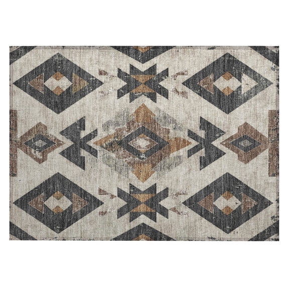 Dalyn Rugs Machine Washable Indoor/Outdoor Chantille Beige 1'8" x 2'6" Rug