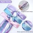 thumbnail image 2 of Yoyauz Women's Hair Bows, Solid Hair Bows, Hair Clips, Double Silky Satin Fabric Hair Bows, Claw Clips, Bows, Long Hair Ribbons, Hair Clips, Cute Hair Bands, 2 of 8
