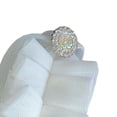 thumbnail image 4 of Turbante de malla jinwen para mujer azul, 4 of 4
