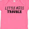 thumbnail image 4 of Inktastic Little Miss Trouble Girls Baby Bodysuit, 4 of 5