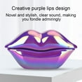 thumbnail image 4 of Teléfono creativo de labios morados teléfono retro antiguo con apariencia de moda teléfono fijo de escritorio electrochapado para oficina en casa regalo ideal para tus amigos, 4 of 8