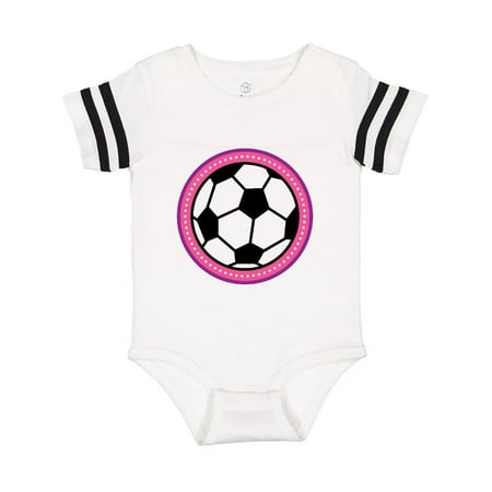 

Inktastic Soccer Player Girls Sports Ball Gift Baby Girl Bodysuit