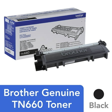 Brother Genuine High Yield Toner Cartridge, TN660, Replacement Black Toner, Page Yield Up To 2,600 (Best Replacement Toner Cartridges)