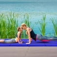 thumbnail image 4 of Costway 4'x8'x2" Gymnastics Mat Thick Folding Panel Aerobics Exercise Gym Fitness Navy, 4 of 10