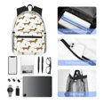 thumbnail image 4 of Disketp Dachshund Going To Play Tennis Mochila Ligera Clásica con Múltiples Bolsillos, Mochila Casual para Hombre y Mujer, Ideal para Escuela, Trabajo y Viajes, 4 of 6