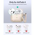 thumbnail image 2 of Funda para AirPods 4 ESR HaloLock Cyber Series con protección contra caídas, 2 of 9