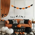 thumbnail image 4 of Long Halloween Party Flag Banner - Non-Woven Fabric Decor for Mall Windows Walls Doors Holiday Background​(Gold), 4 of 6
