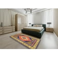 thumbnail image 4 of Ahgly Company Indoor Rectangle Traditional Dark Raspberry Purple Area Rugs, 7' x 9', 4 of 6