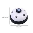 thumbnail image 2 of FUTUREORYY 2Pcs Training Bells for Dogs White Plastic Flat Button Loud Sound for Effective Pet Potty Use, 2 of 8