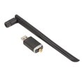 thumbnail image 1 of Adaptateur USB Wifi, Adaptateur Double Bande 2.4G 5.8G Interface USB3.0 Signal Fort Antenne 6dBi pour PC pour Bureau, 1 of 8