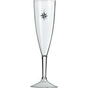 MB Coastal Designs Northwind Nautical Champagne Glass (Set of 6) by MB Coastal Designs