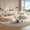 Off-White, variant on Pinmoco 149" U-Shaped Sectional Sofa Modern Modular Cloud Couch with Deep Seating Upholstered Sofa for Living Room Bedroom, No Assembly Required, Off White