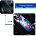 thumbnail image 5 of Easter Premium 12.5x8.2 Inch Soft Comfortable Furry Printed Car Armrest Mat Cover Accessory, 5 of 6