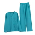 thumbnail image 3 of STARTIST Scrubs Set Breathable Doctor Costume Elastic Quick Drying Workwear Scrub Set female XXL, 3 of 9