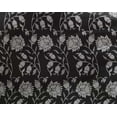 thumbnail image 4 of oneOone Georgette Viscose Fabric Leaves & Floral Block Decor Fabric Printed BTY 42 Inch Wide, 4 of 4
