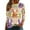 Beige#a, variant on Easter Shirts for Women Fashion Cute Bunny Graphic Tops Casual Loose 3/4 Sleeve Crew Neck Funny Easter Print Blouses