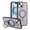 blue, variant on 360-degree rotating fulcrum case iPhone 15 Frosted Support wireless charging