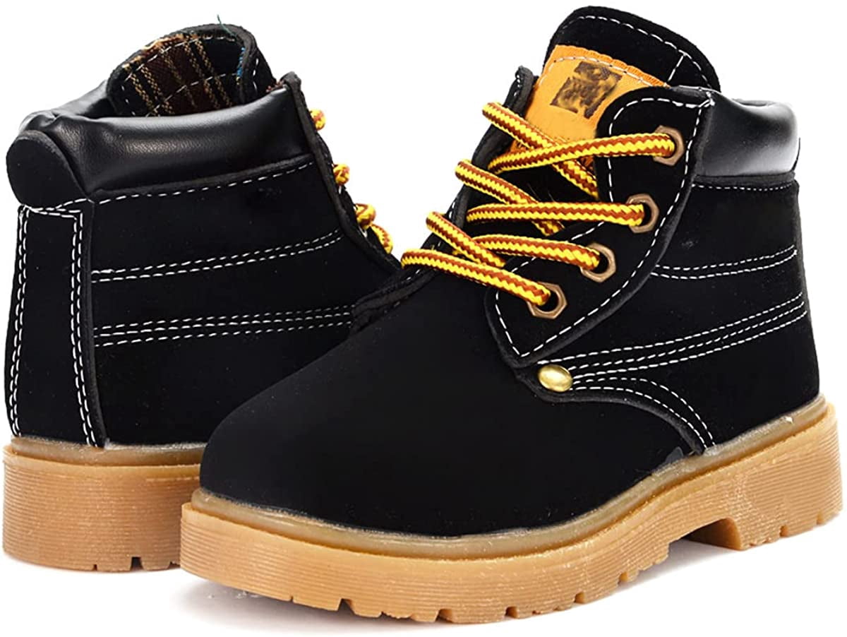 Toddler Baby Boys Girls Boots Kid Classic and Waterproof Hiking Outdoor Boots Rain Winter Snow Ankle Booties(Toddler/Little Kid)