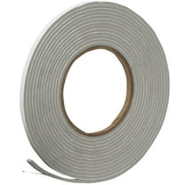 Do it 1/4" W x 1/8" T x 17' L Gray Foam Weatherstrip Tape V442HDI