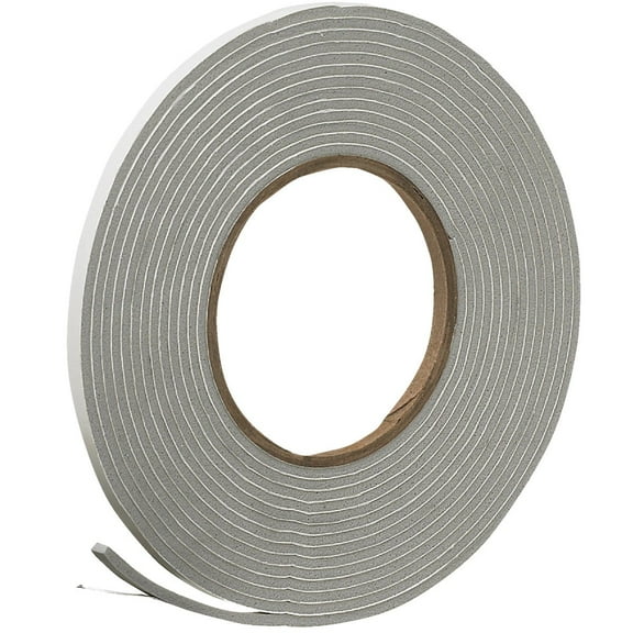Do it 1/4" W x 1/8" T x 17' L Gray Foam Weatherstrip Tape V442HDI