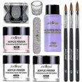 thumbnail image 1 of 40ml Acrylic Nail Colours With Brush Nails Art Starter Gift Set Manicure Tools, 1 of 5