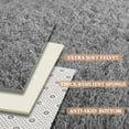 thumbnail image 5 of Area Rugs for Living Room Bedroom, 8'x10' Soft Fluffy Shag Indoor Floor Carpet for Living Room Bedroom Dining Room Office Home Decor, Dark Gray, 5 of 6
