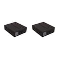 thumbnail image 2 of kurtrusly Cube Storage Organizer Convenient Closet Organization Solution Protective Storage Closet Organizer Black 2Set, 2 of 6