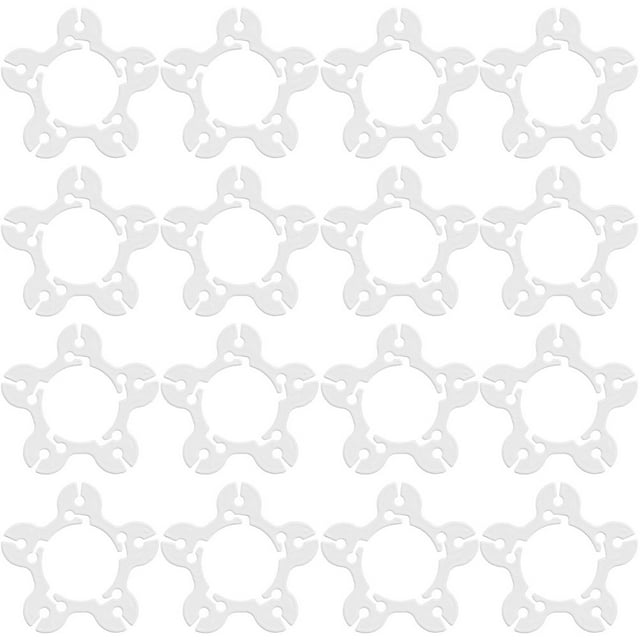 50 clips de plástico para globos, hebillas para anillos de globos, para bodas, cumpleaños y fiestas.