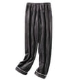 thumbnail image 2 of Kureaily Men's Autumn And Winter Warm Flannel Wide Pants Loose Plus Size Thick Coral Velvet Home Pajamas Summer Sleepwear, 2 of 3