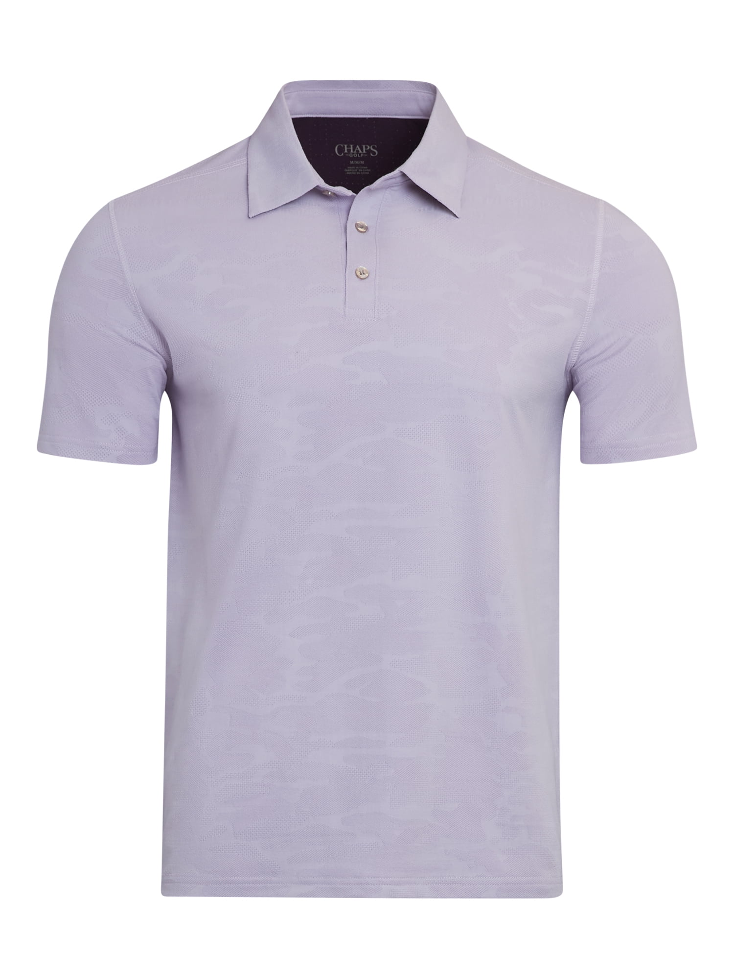 Chaps Golf Men's and Big Men's Classic Fit Short Sleeve Camo Stretch Polo Shirt