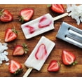 thumbnail image 3 of Stainless Steel Popsicle Molds, Square with Reusable Bamboo Sticks, 3 of 7