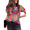 Multicolor, variant on Womens Polka Dot Tops Crewneck Short Sleeve T Shirts Casual Fashion Floral Print Spring Summer Shirts