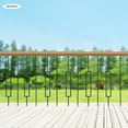 thumbnail image 2 of Wildnix Set of 16 High-Strength Iron Metal Balusters, Wrought Iron Balusters with&nbsp; Black Finish, Ideal for Staircase and Balcony Protection, 2 of 6